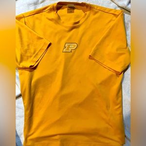 PURDUE COLLEGE DRY FIT T-SHIRT SIZE MEDIUM GOOD CONDITION